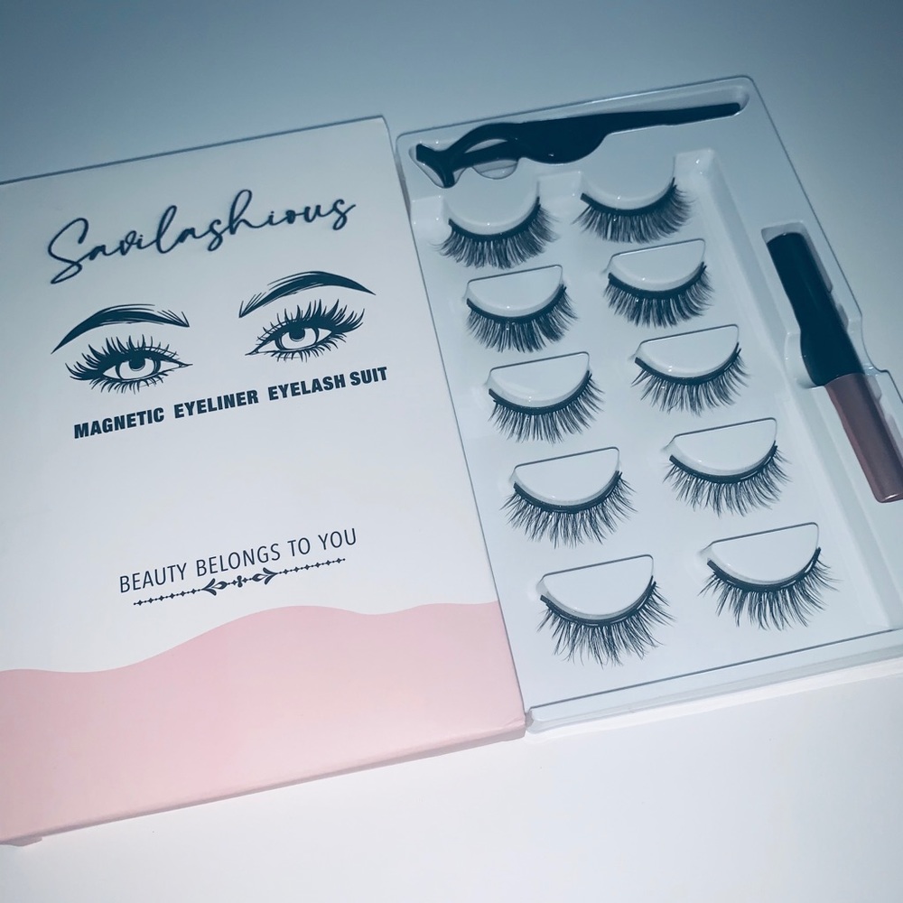5 magnet magnetic eyeliner and eyelashes